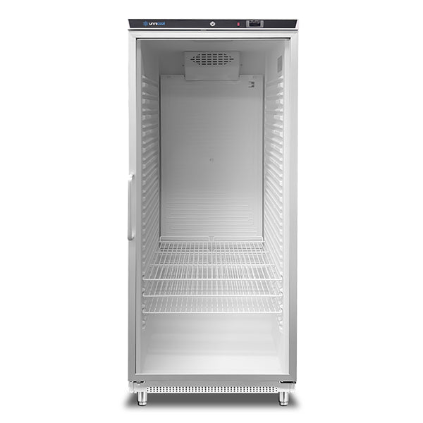 Kühlschrank | 630 l | Weiß + Glas | +2 °C/+8 °C | Umluft | 775 x 735 x 1920 mm