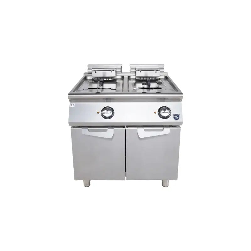 VIRTUS Elektro-Fritteuse - 2x 10 Liter - 18 kW - 800x730x870 mm
