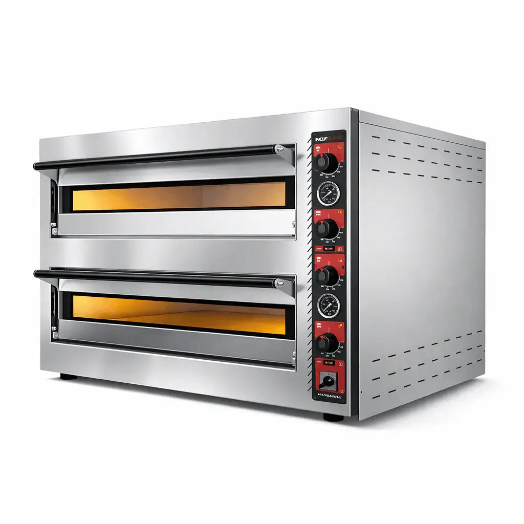 Elektro Pizzaofen Analog - 4 + 4 x 33 cm
