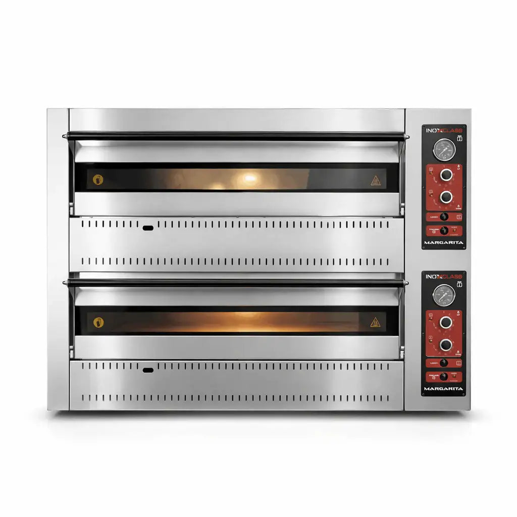 Gas Analog Pizza Oven - 6 + 6 x 30 cm