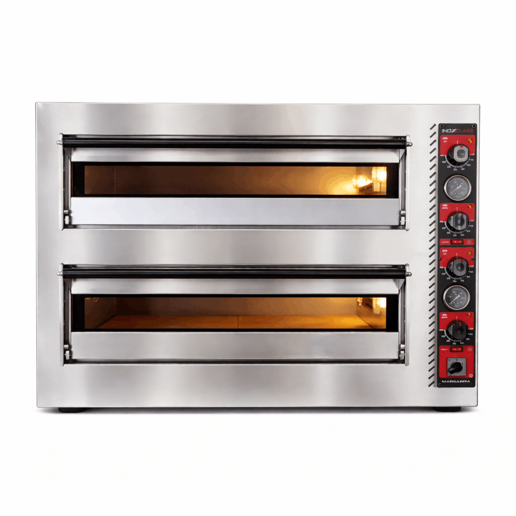 Elektro Pizzaofen Analog - 4 + 4 x 33 cm