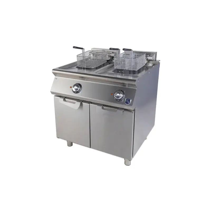 VIRTUS Elektro-Fritteuse - 2x 10 Liter - 18 kW - 800x730x870 mm
