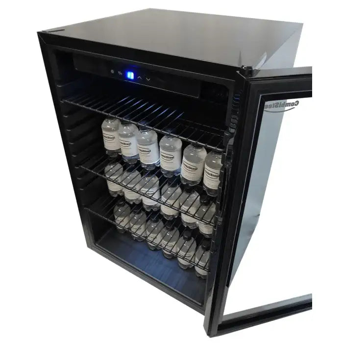 Barkühlschrank - 1 Tür - Schwarz - 115 Liter - 540x539x847 mm