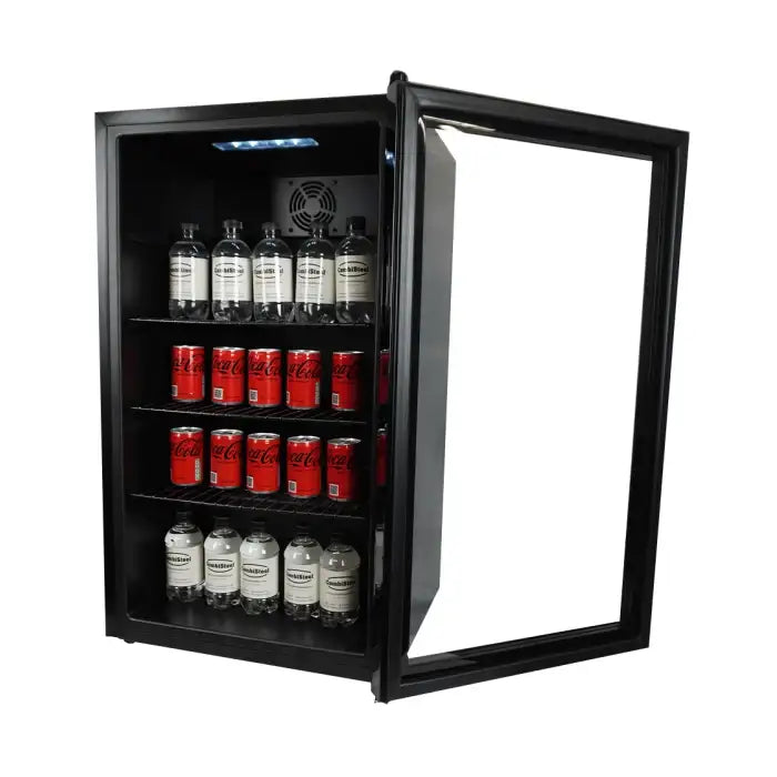 Barkühlschrank - 1 Tür - Schwarz - 80 Liter - 474x440x840 mm