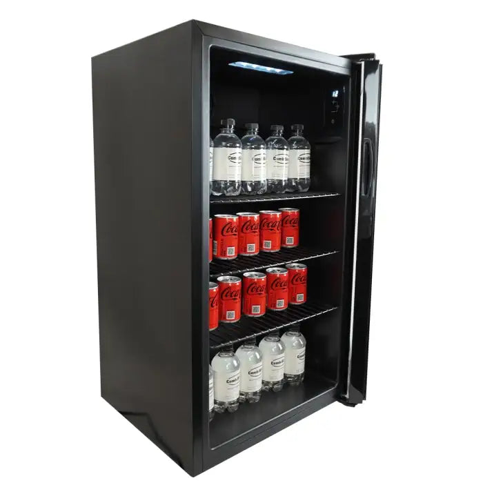 Barkühlschrank - 1 Tür - Schwarz - 80 Liter - 474x440x840 mm