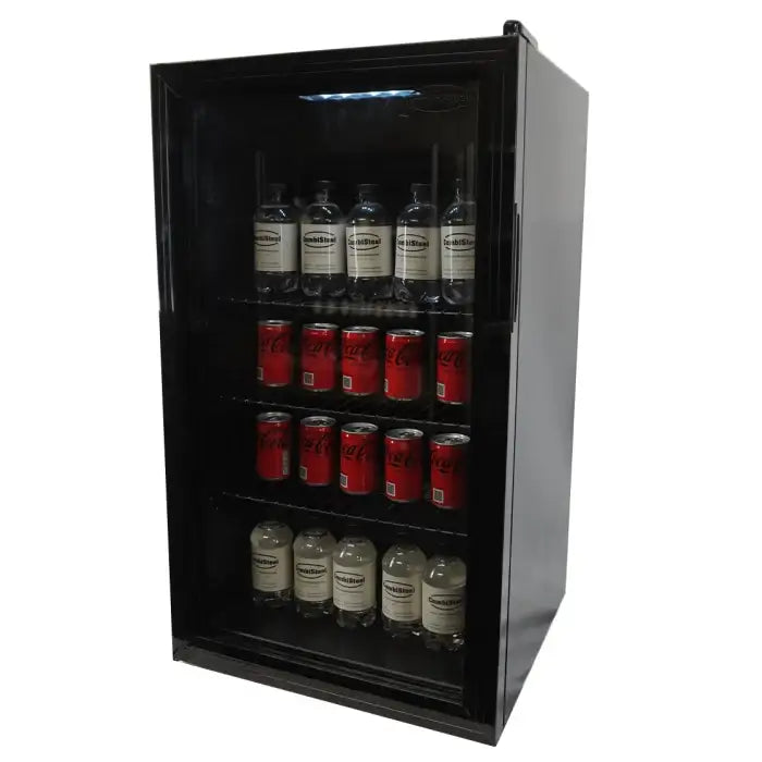 Barkühlschrank - 1 Tür - Schwarz - 80 Liter - 474x440x840 mm