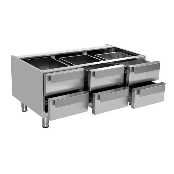 Unterbauschrank 1200 mm mit 6 Schubladen