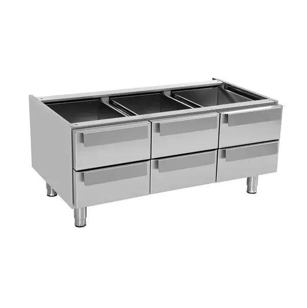 Unterbauschrank 1200 mm mit 6 Schubladen