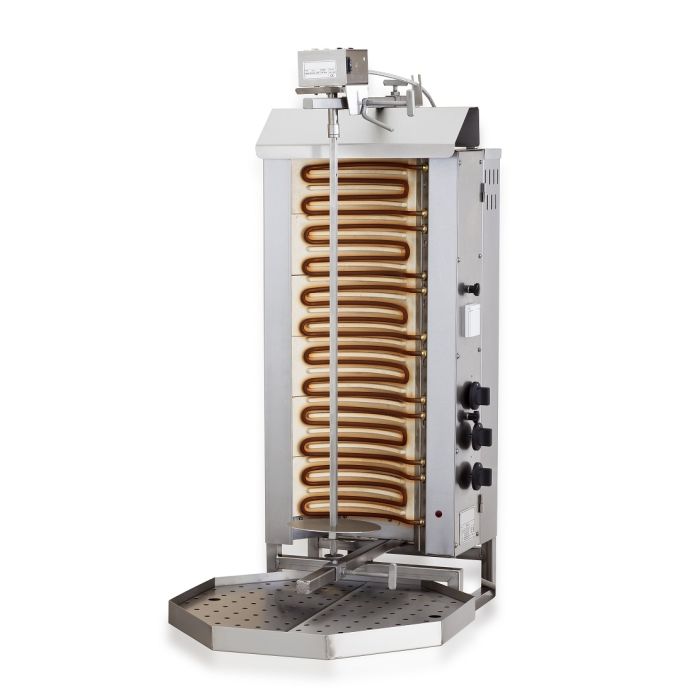 Elektro Dönergrill - 5 Brenner - 9,6 kW - 440x550x1100 mm