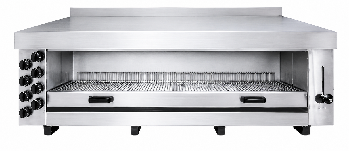 Salamander Gas 8 Heizzonen - 1650x490x680 mm - 15,6 kW - Gastro-Bedarf24 GmbH