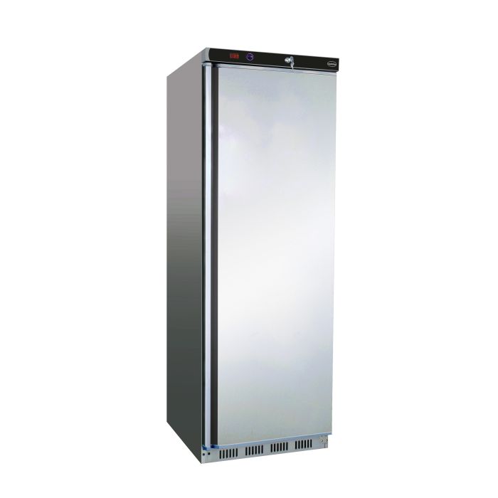 Tiefkühlschrank - 1 Tür - Edelstahl - 340 Liter - 600x585x1850 mm
