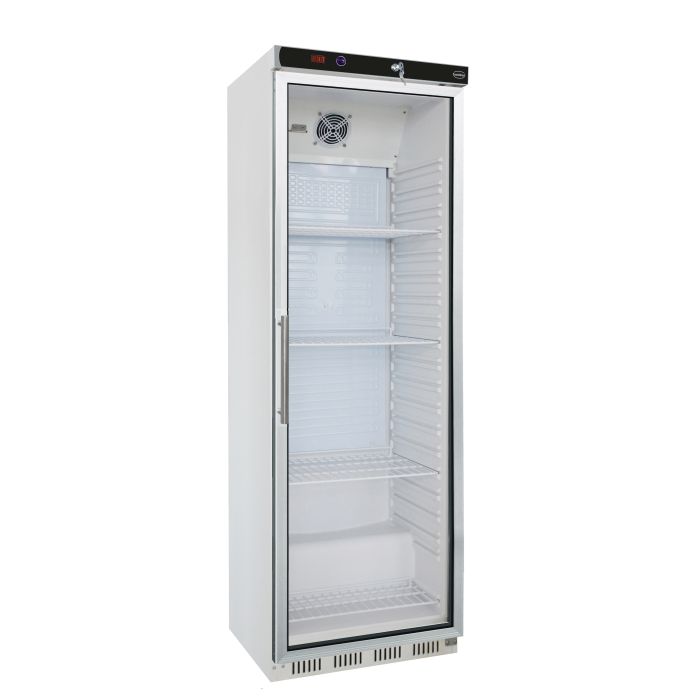 Kühlschrank - 1 Glastür - 350 Liter - 600x585x1855 mm
