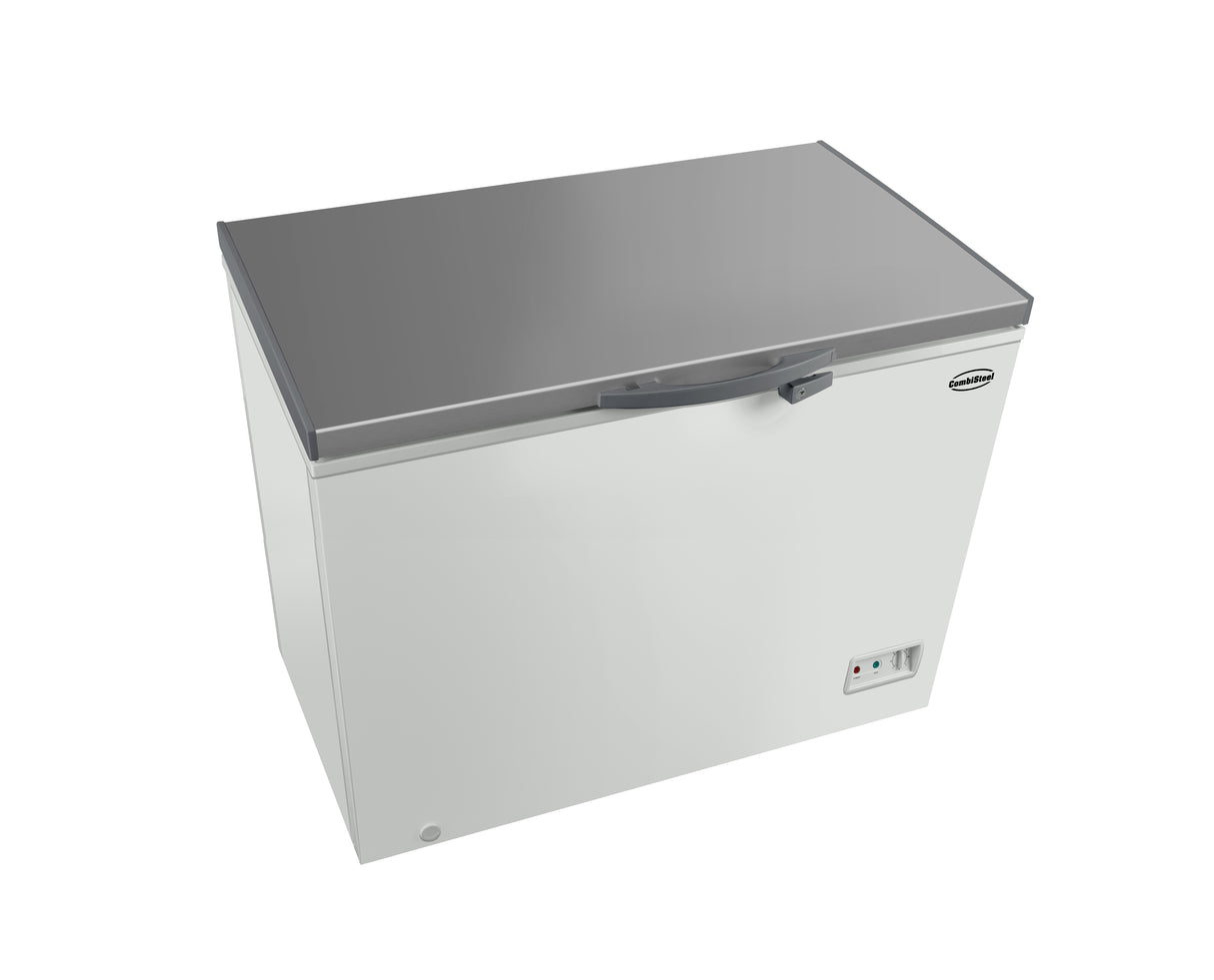 Tiefkühltruhe Edelstahl Deckel 302 L - 1116x644x845 mm - 0,19 kW - Gastro-Bedarf24 GmbH