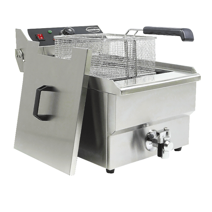 Elektro Tischfritteuse - 10 Liter - 340x560x380 mm - 5 kW