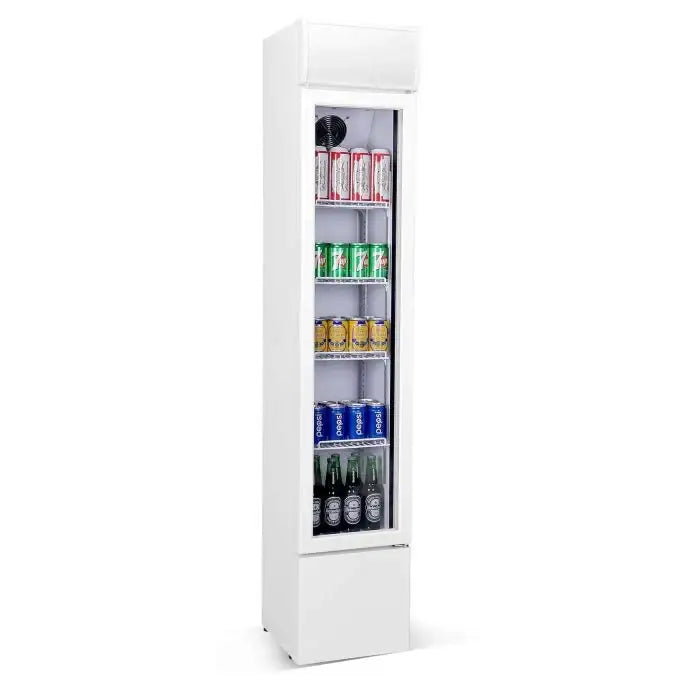 Getränkekühlschrank - 1 Glastür - Schlank - 105 Liter - 360x422x1880 mm