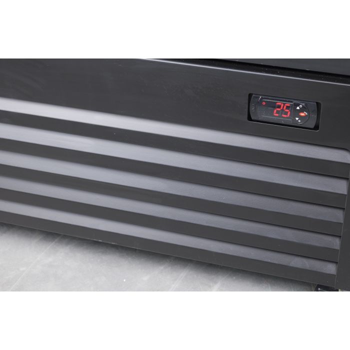 Getränkekühlschrank mit Glasschiebetüren - 780 Liter - 1120x595x2100 mm - inkl. Räder