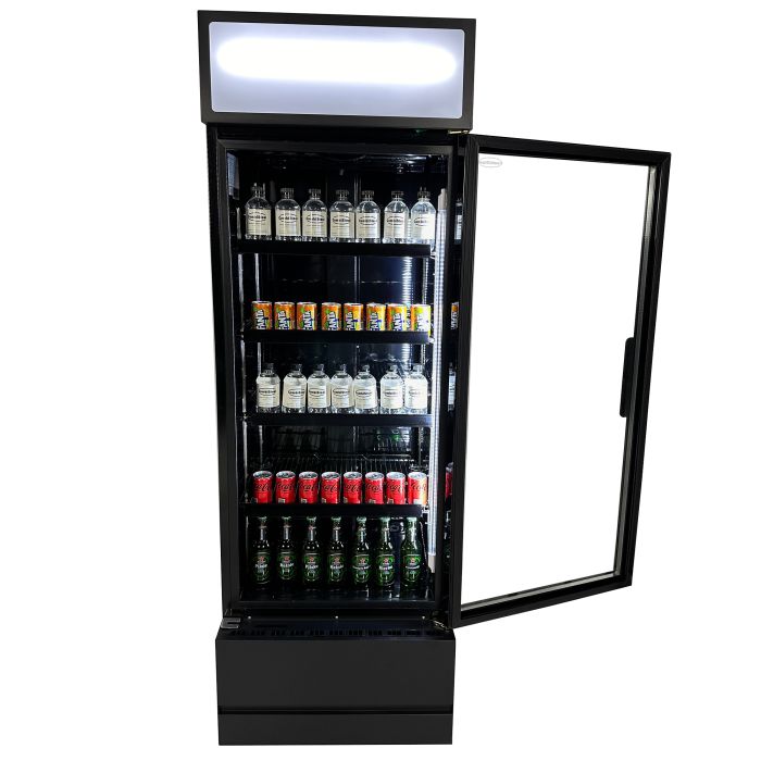 Getränkekühlschrank 1 Tür - 360 Liter - 610x610x1973 mm inkl. Räder