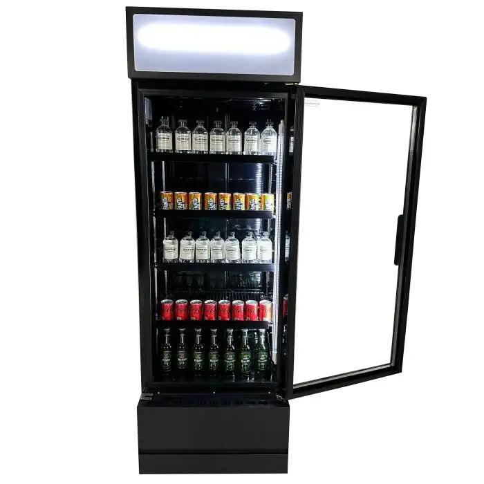 Getränkekühlschrank 1 Tür - 360 Liter - 610x610x1973 mm inkl. Räder