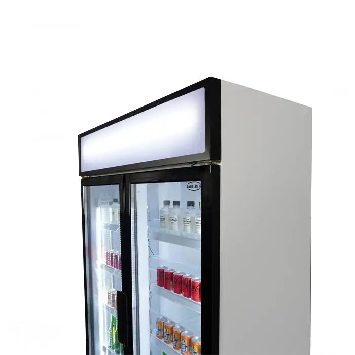 Getränkekühlschrank 2 Türen - 670 Liter - 1120x610x1973 mm inkl. Räder