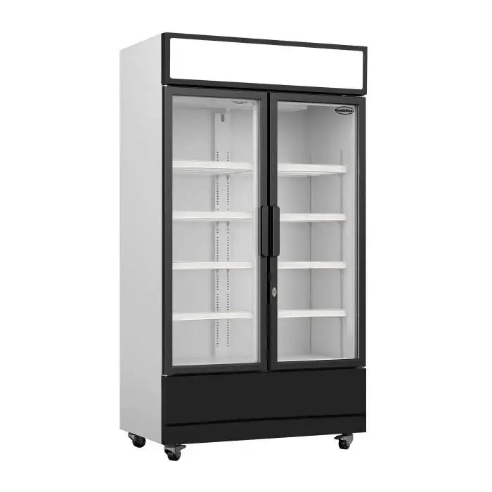 Getränkekühlschrank 2 Türen - 670 Liter - 1120x610x1973 mm inkl. Räder