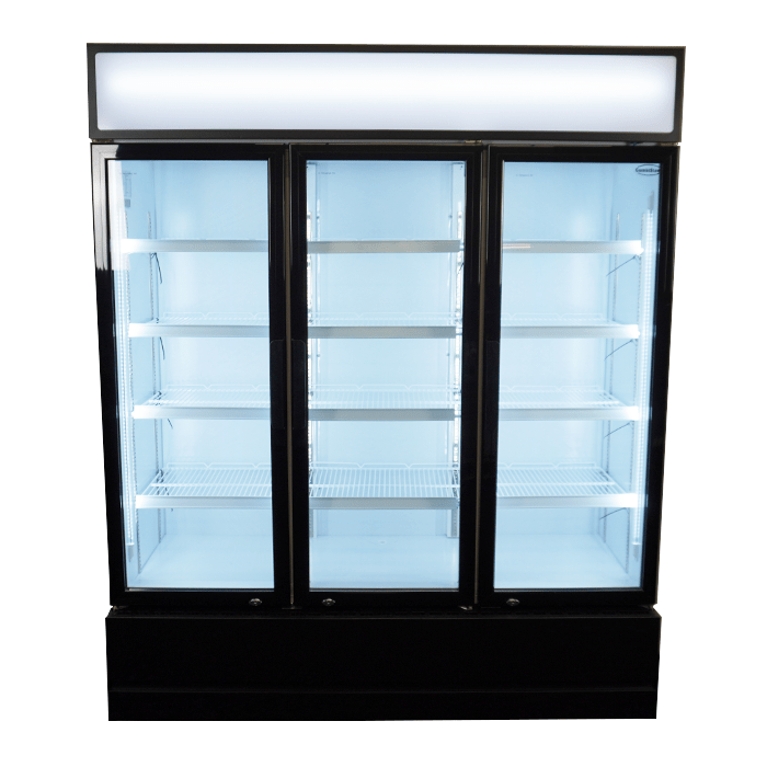 Getränkekühlschrank 3 Türen - 1065 Liter - 1600x610x1973 mm - inkl. Räder