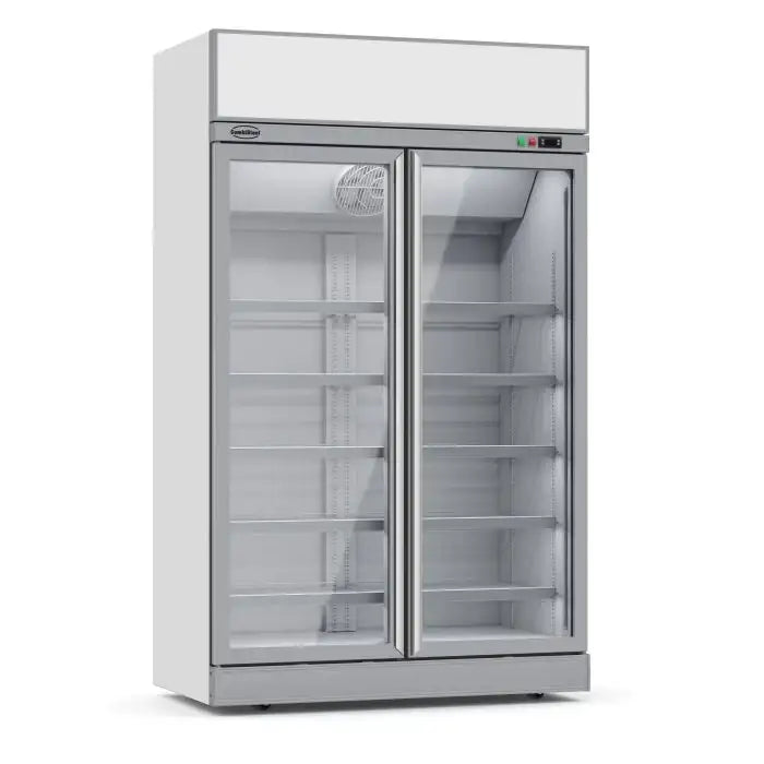 Kühlschrank mit 2 Glastüren - 1000 Liter - 1253x710x2092 mm