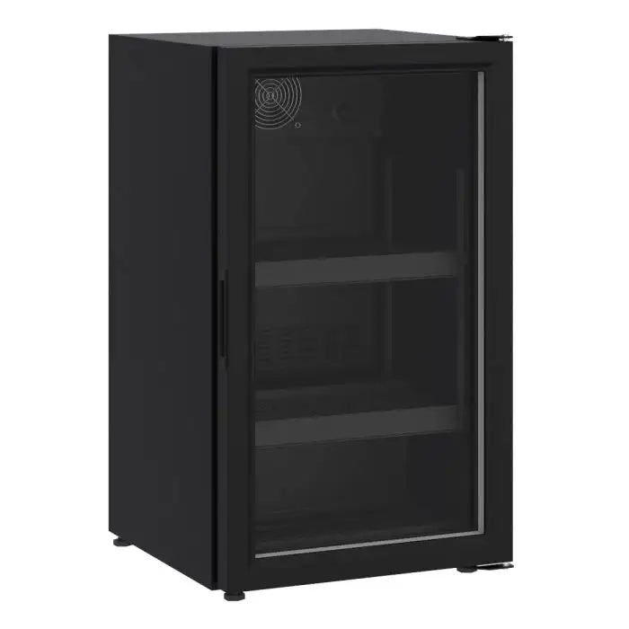 Barkühlschrank 1 Tür - Schwarz - 136 Liter - 500x585x885 mm