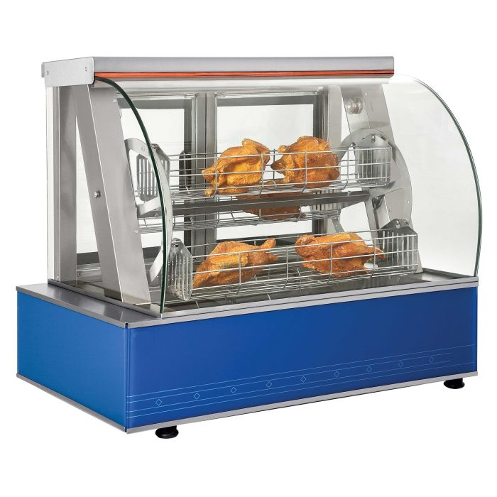 Elektro Hähnchengrill - 4 Körbe - 5,4 kW - 940x590x790 mm