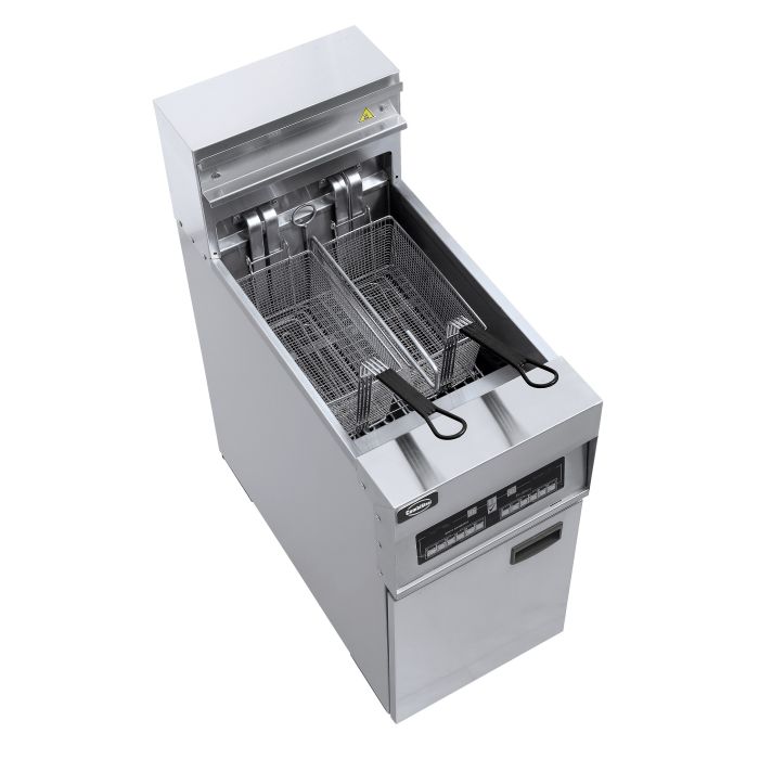 Elektro Fritteuse - 25 Liter - 400x800x1180 mm - 18 kW