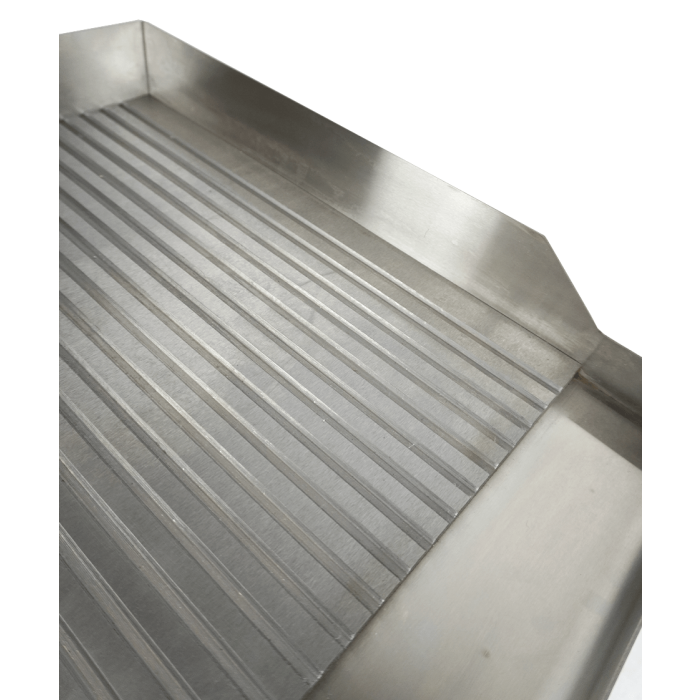 Elektro-Grillplatte - Gerillt - 360x450x220 mm - 2 kW
