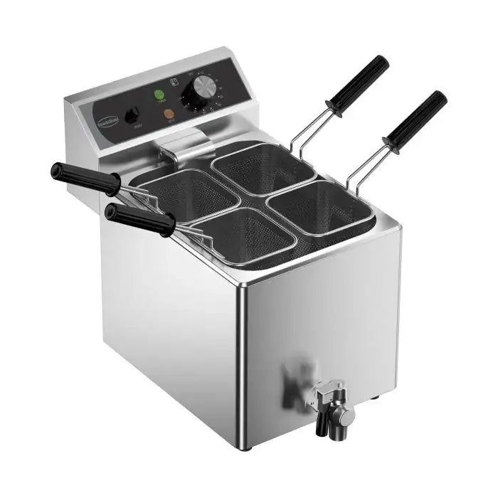 Nudelkocher - 8 Liter - inkl. Körbe - 3,15 kW - 550x470x380 mm