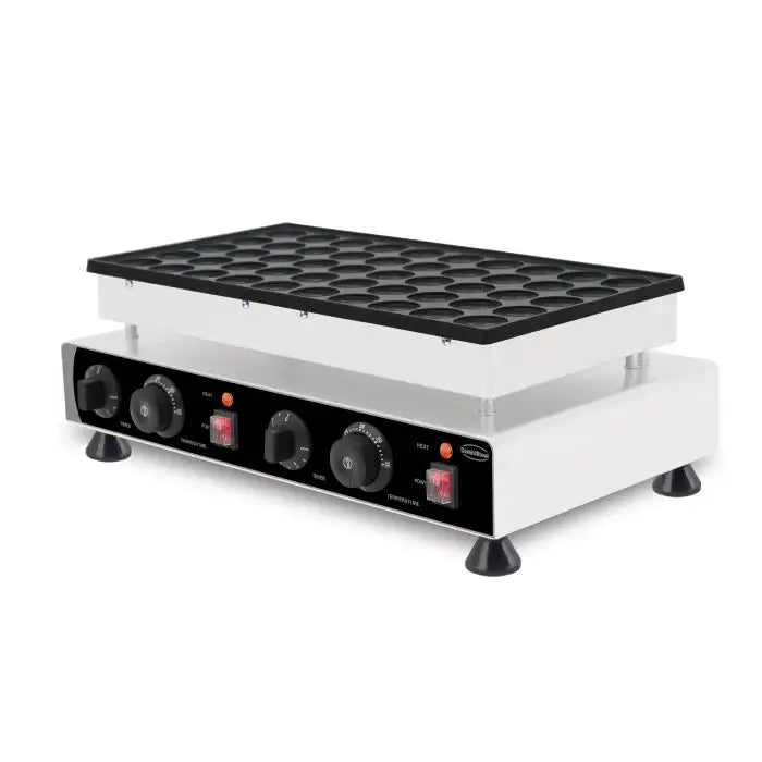 Poffertjes Waffeleisen - 1 Platte - 1,8 kW - 540x335x200 mm