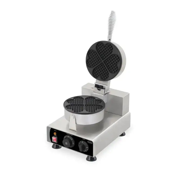 Waffeleisen - 4 Stück - Herzform - 1 kW - 450x250x270 mm