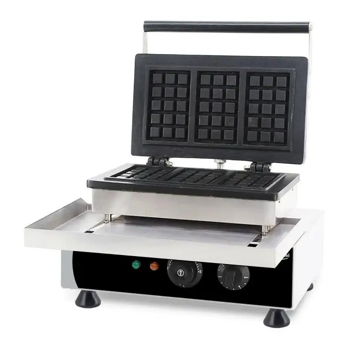 Belgische Waffeleisen - 3 Stück - 1,75 kW - 380x350x465 mm