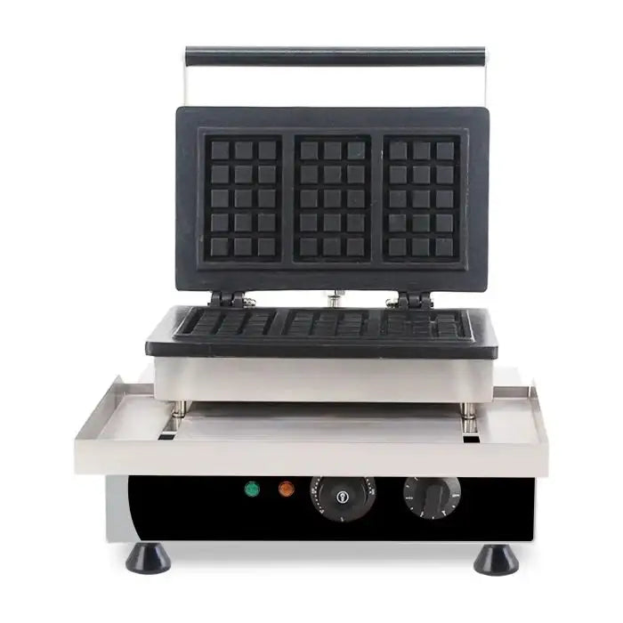 Belgische Waffeleisen - 3 Stück - 1,75 kW - 380x350x465 mm