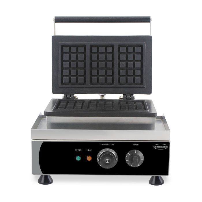 Belgische Waffeleisen - 3 Stück - 1,75 kW - 380x350x465 mm