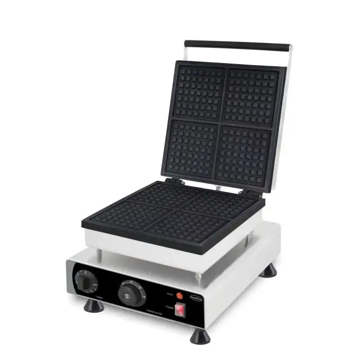 Waffeleisen - 4 Stück - Quadratisch - 1,75 kW - 305x430x505 mm
