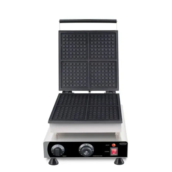 Waffeleisen - 4 Stück - Quadratisch - 1,75 kW - 305x430x505 mm