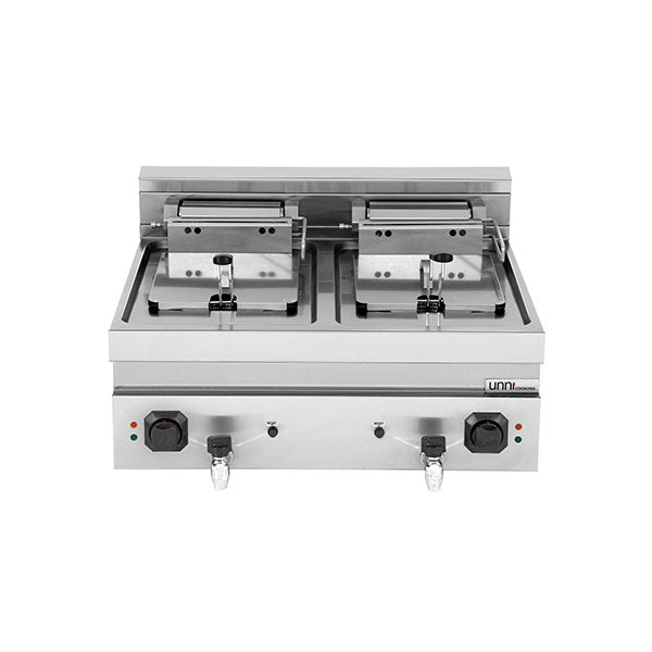 Elektrische Fritteuse 2x12L – 2x9kW (Hohe Leistung)