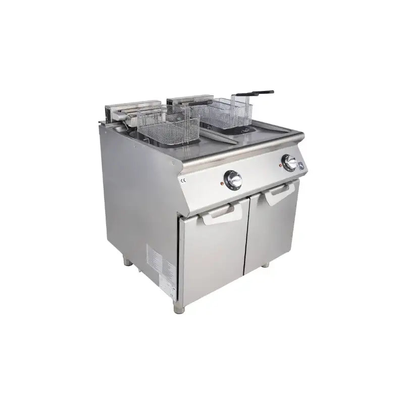 VIRTUS Elektro-Fritteuse - 2x 10 Liter - 18 kW - 800x730x870 mm
