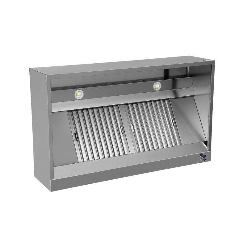 Kastenhaube - B1200xT1100xH400 - mit Filter & Lampe