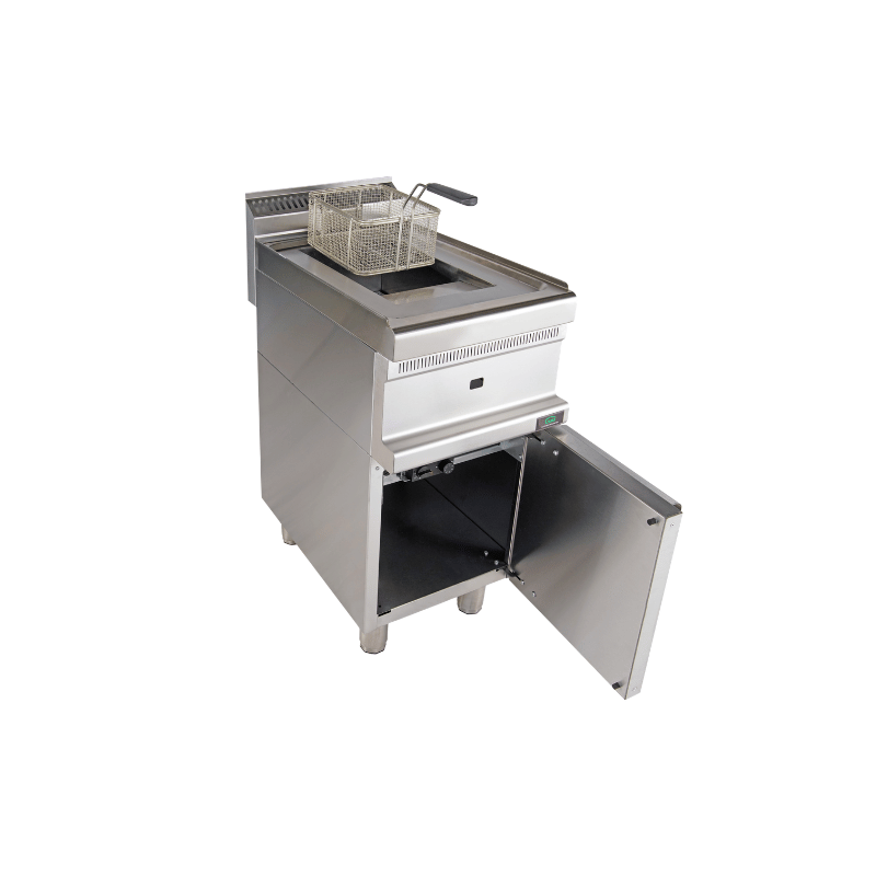 Gas-Fritteuse - 400x700x850 cm - 8kW - 12 Liter