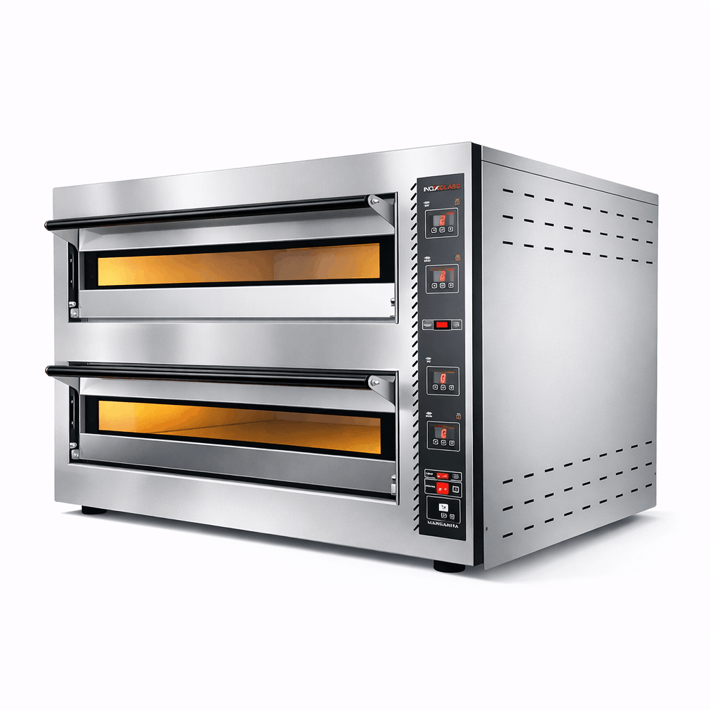 Elektro Pizzaofen Digital - 4 + 4 x 33 cm