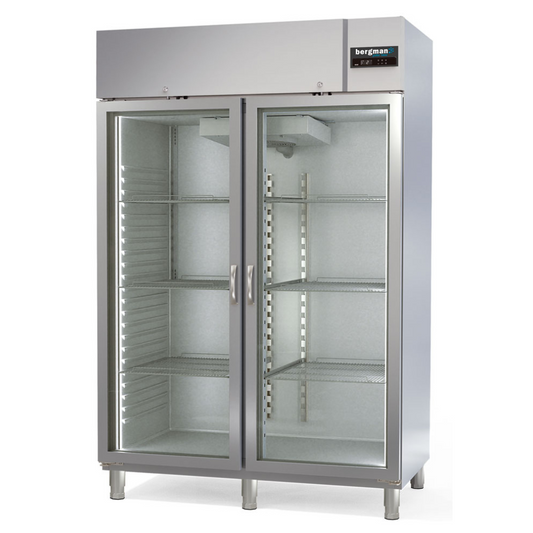 Profiline Kühlschrank - 2 Glastüren GN 2/1
