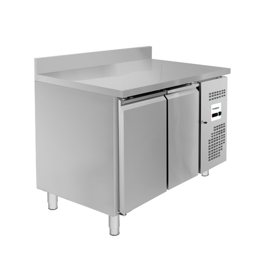 ECO Tiefkühltisch mit zwei Türen und Aufkantung - 280 Liter