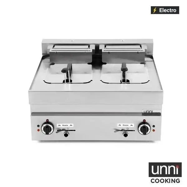 Electric Deep Fryer - 2x10 Liter - 700x650x320 mm - 15 kW