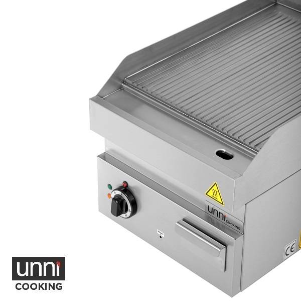 Elektro-Grillplatte 650 - Geriffelt -