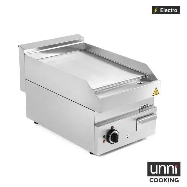 Electric Grill Plate - Smooth - 400x650x320 mm - 4.5 kW