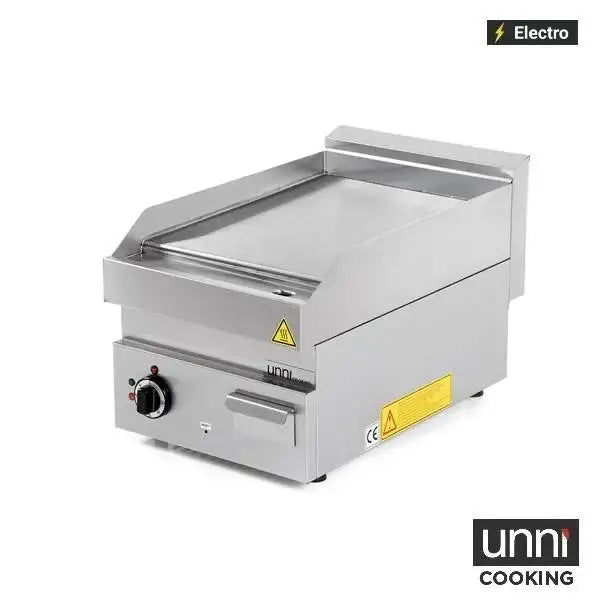 Electric Grill Plate - Smooth - 400x650x320 mm - 4.5 kW
