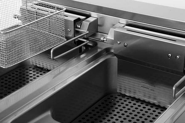 Elektrikli fritöz 2x16L – 2×14.2kW (yüksek güç)